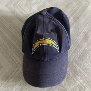 ‘47 Navy Blue & Yellow Youth LA Chargers Relaxed Velcro Embroidery Baseball Cap